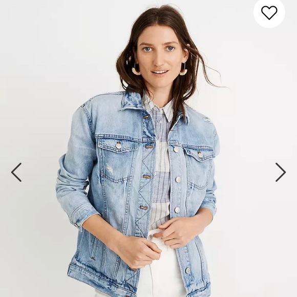 Madewell Oversized Jean Jacket XL